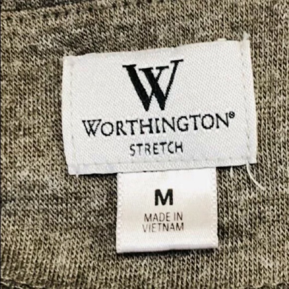 WORTHINGTON Casual Stretch Belted Dress - Picture 6 of 8